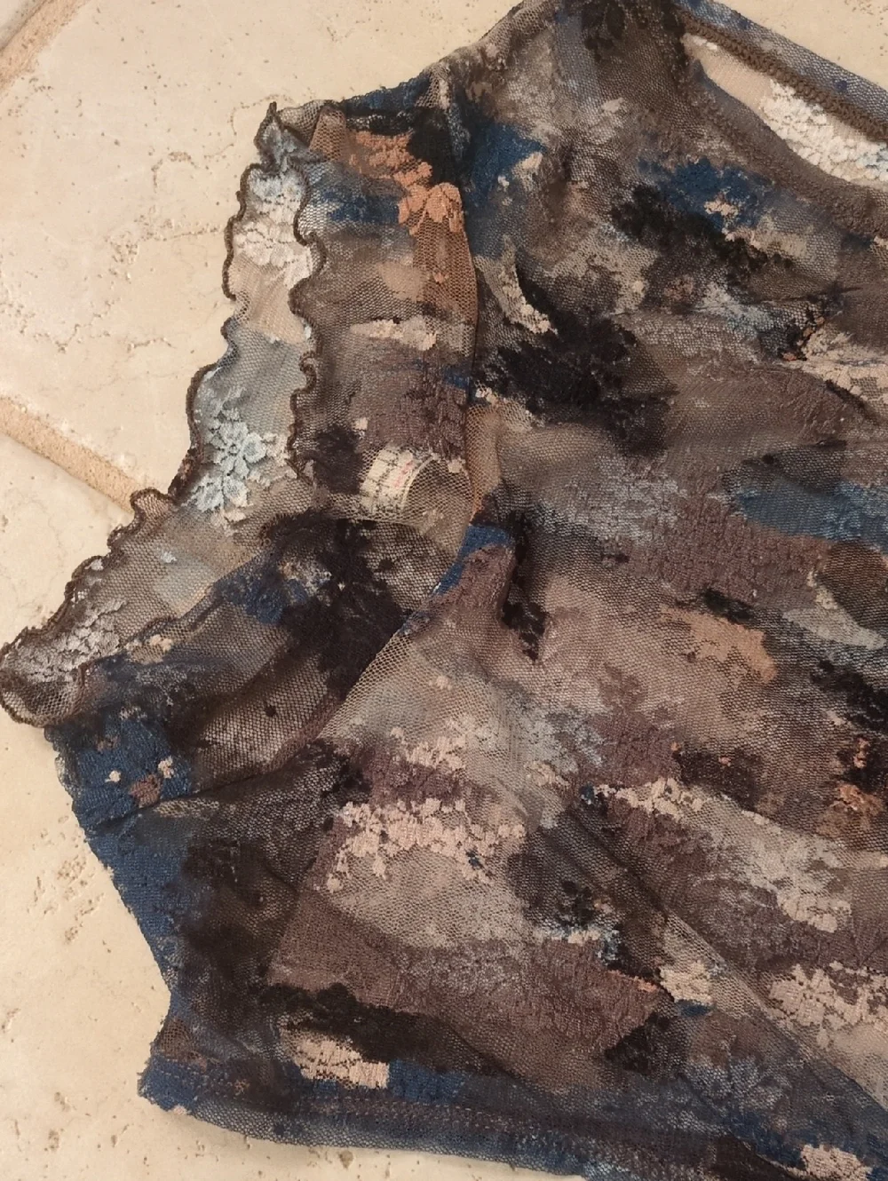 Free People Sheer Mock Neck Tank - Picture 3 of 4